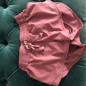 Pink athletic shorts